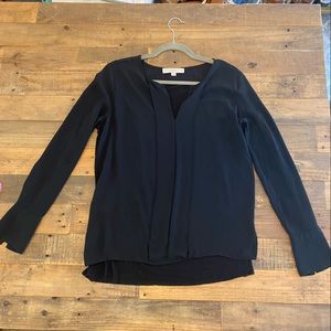 Ann Taylor Loft Women’s Black Top/Blouse Small
